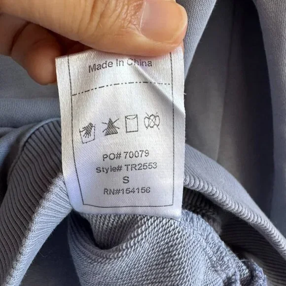 🩵Modern Citizen Sweatshirt in Grayish Blue Size Small - Picture 6 of 8